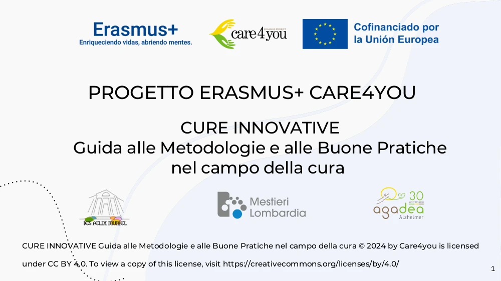 Read more about the article Guida alle metodologie e alle buone pratiche nel campo della cura